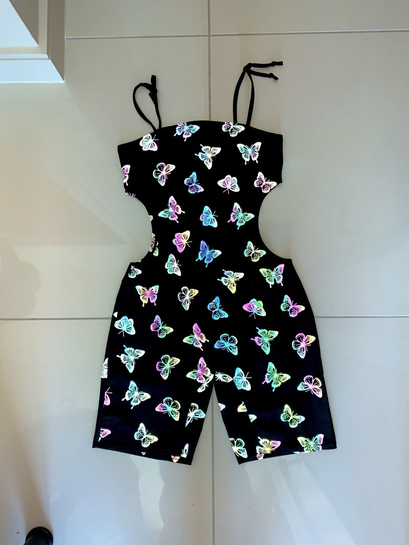 Ready to Ship - Cosmic Butterfly - Cut Out Unitard