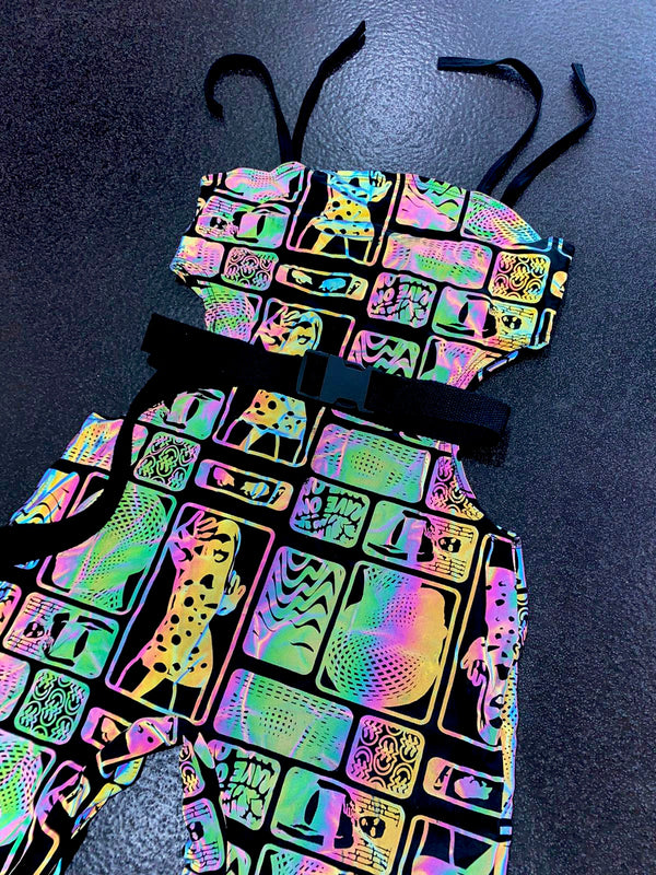 808 - Cut-Out Unitard
