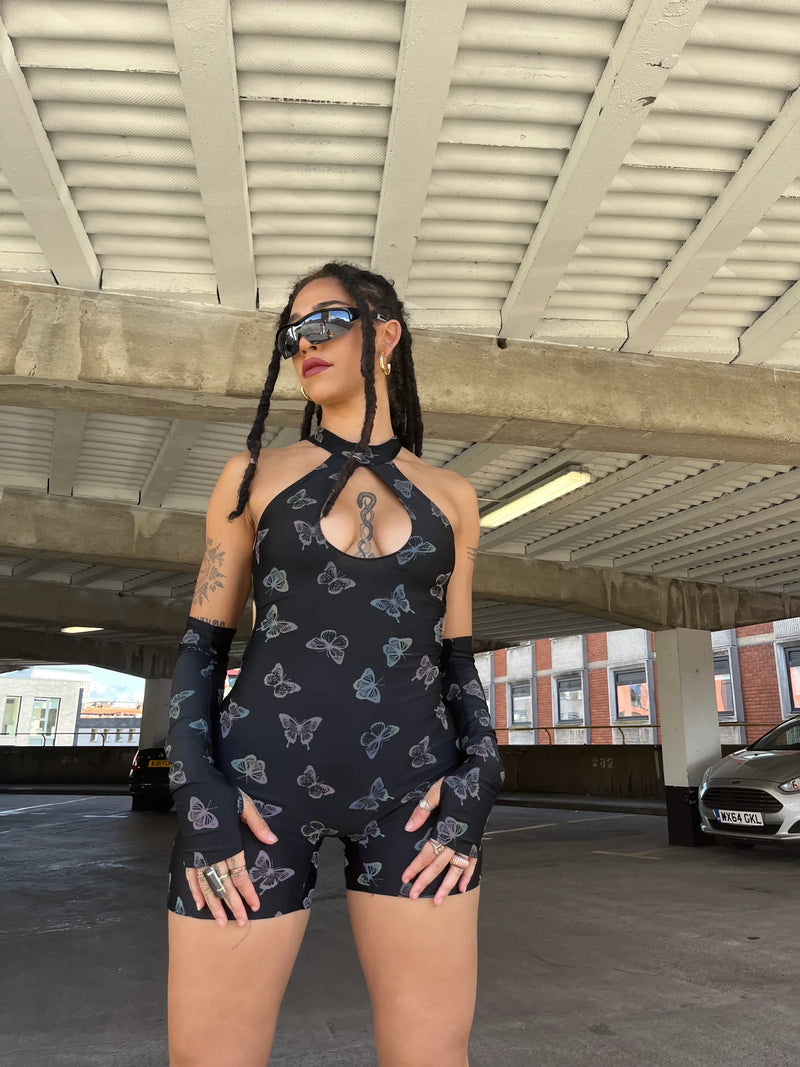 Ready to Ship - Butterfly - Maddy Unitard & Sleeves