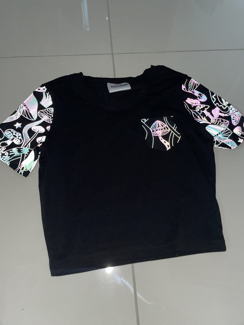 Sample Sale - Jazzy X Mellow - Cropped T-Shirt (various prints)