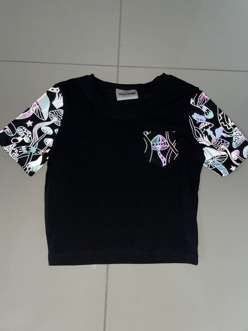 Sample Sale - Jazzy X Mellow - Cropped T-Shirt (various prints)