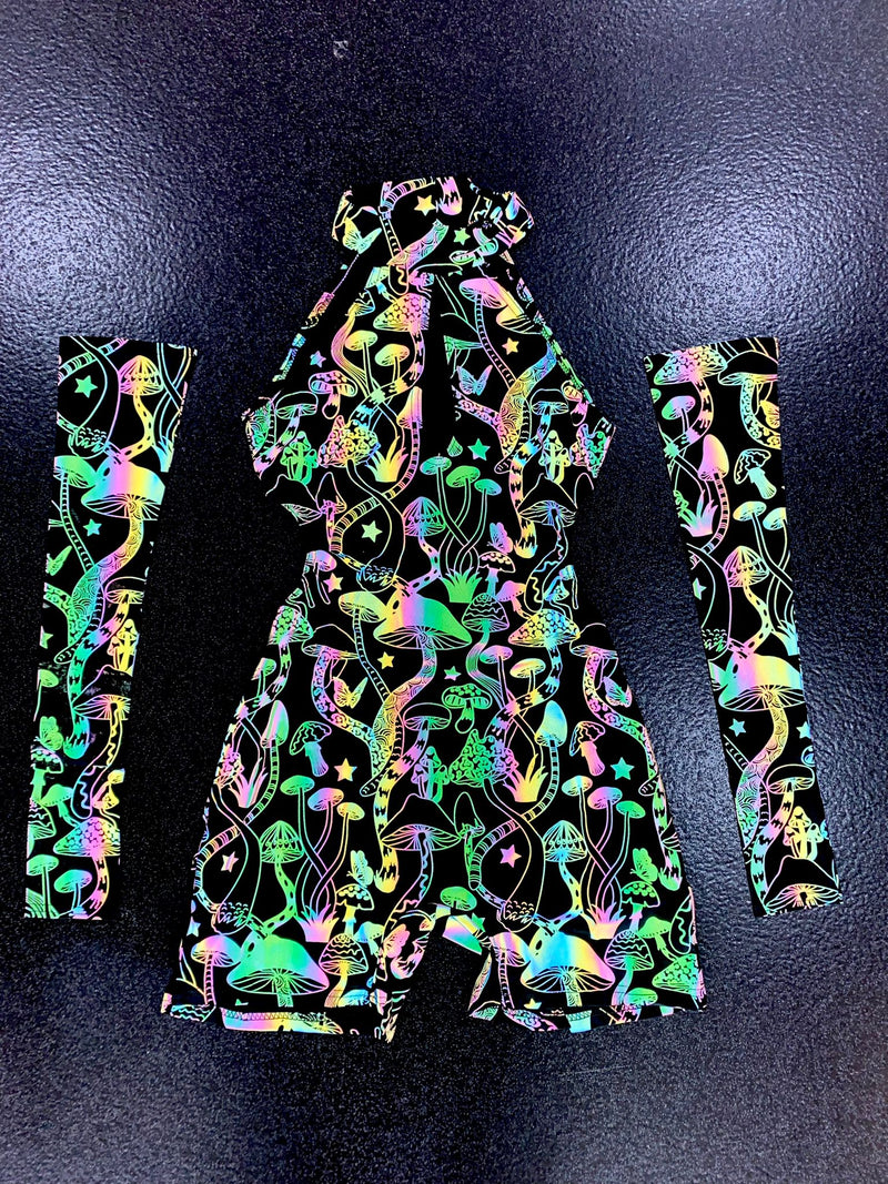 Ready to Ship - Psychedelic Wonderland - Maddy Unitard & Sleeves