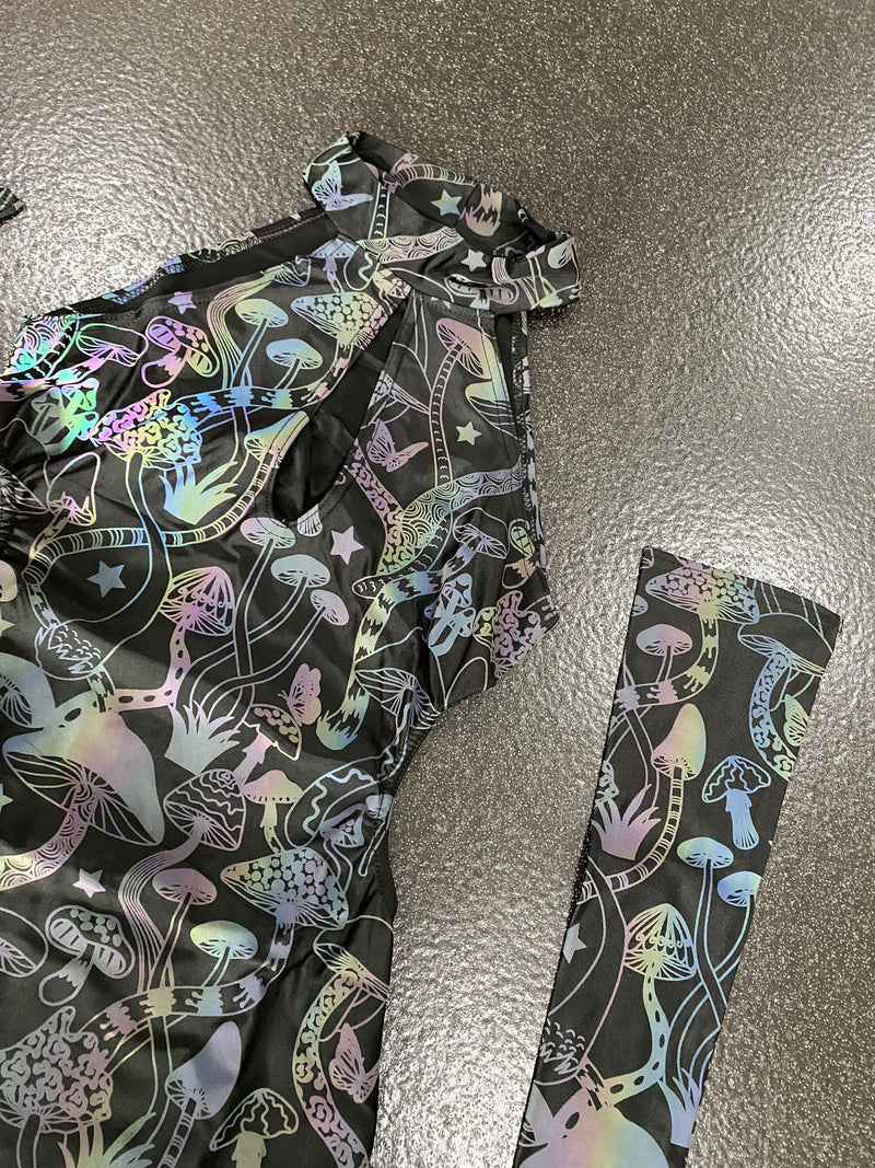 Ready to Ship - Psychedelic Wonderland - Maddy Unitard & Sleeves