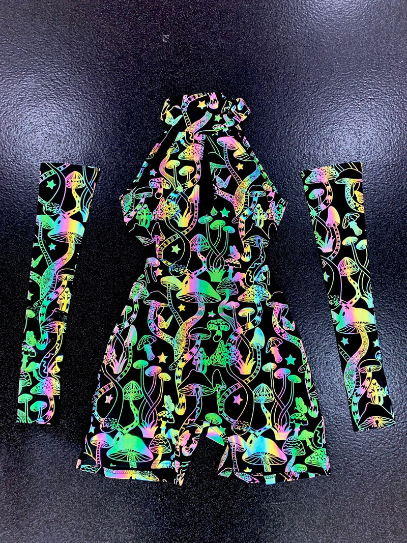 Ready to Ship - Psychedelic Wonderland - Maddy Unitard & Sleeves