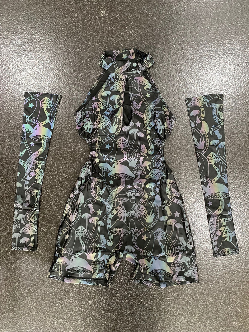 Ready to Ship - Psychedelic Wonderland - Maddy Unitard & Sleeves