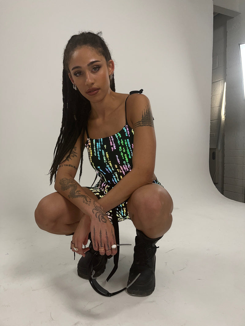 Ready to Ship - Matrix - Cut-Out Unitard