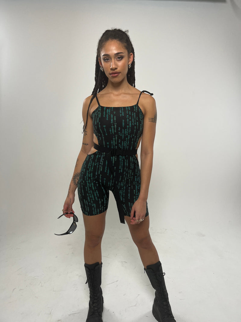 Ready to Ship - Matrix - Cut-Out Unitard