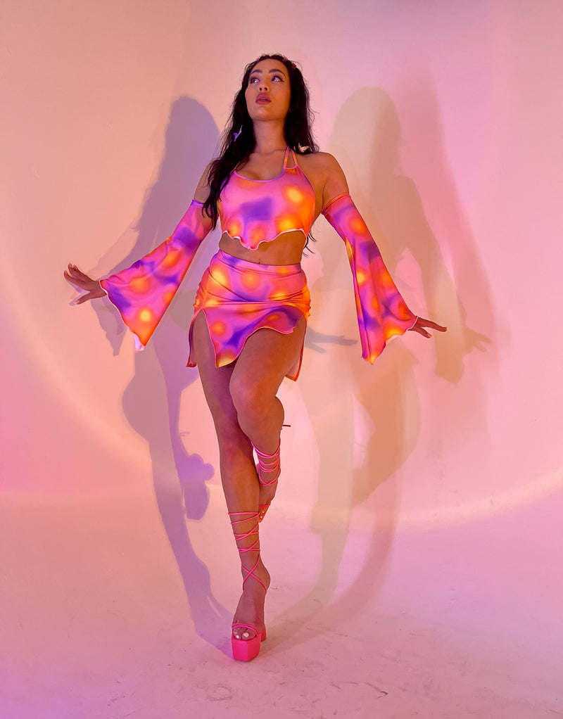 Ready to Ship - Aura - Split Skirt (Mesh or Lycra)
