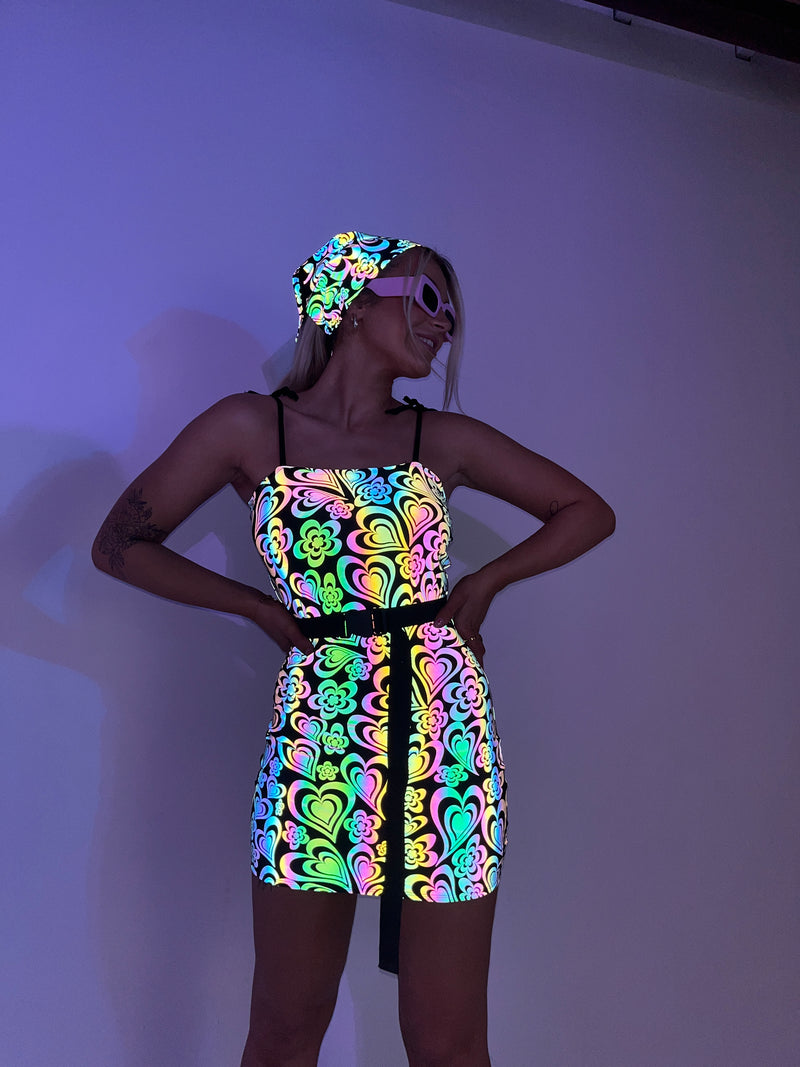 Cosmic Groovy Girl - Bodycon Dress
