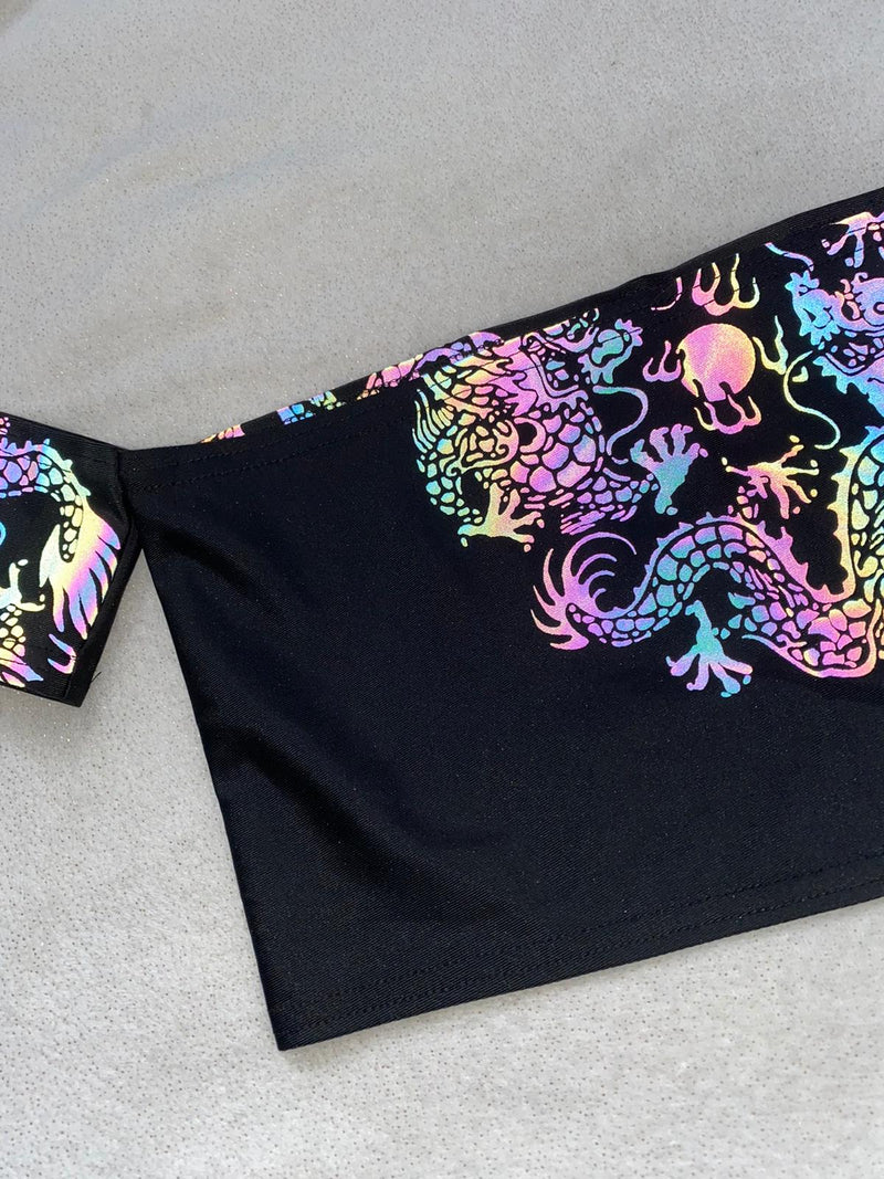 Psychedelic Wonderland - Off-Shoulder Bandeau