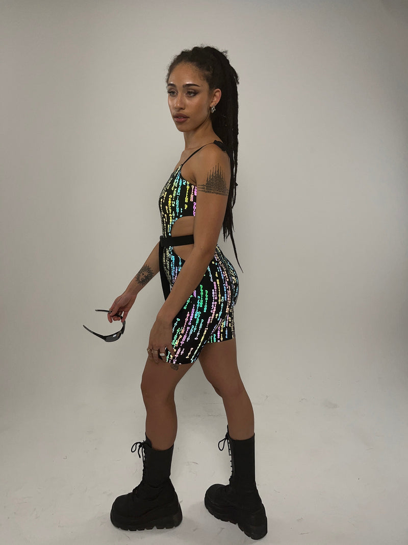 Ready to Ship - Matrix - Cut-Out Unitard