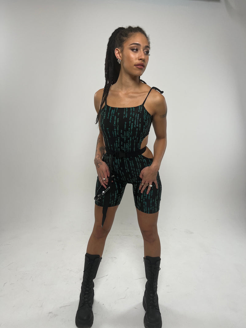Ready to Ship - Matrix - Cut-Out Unitard