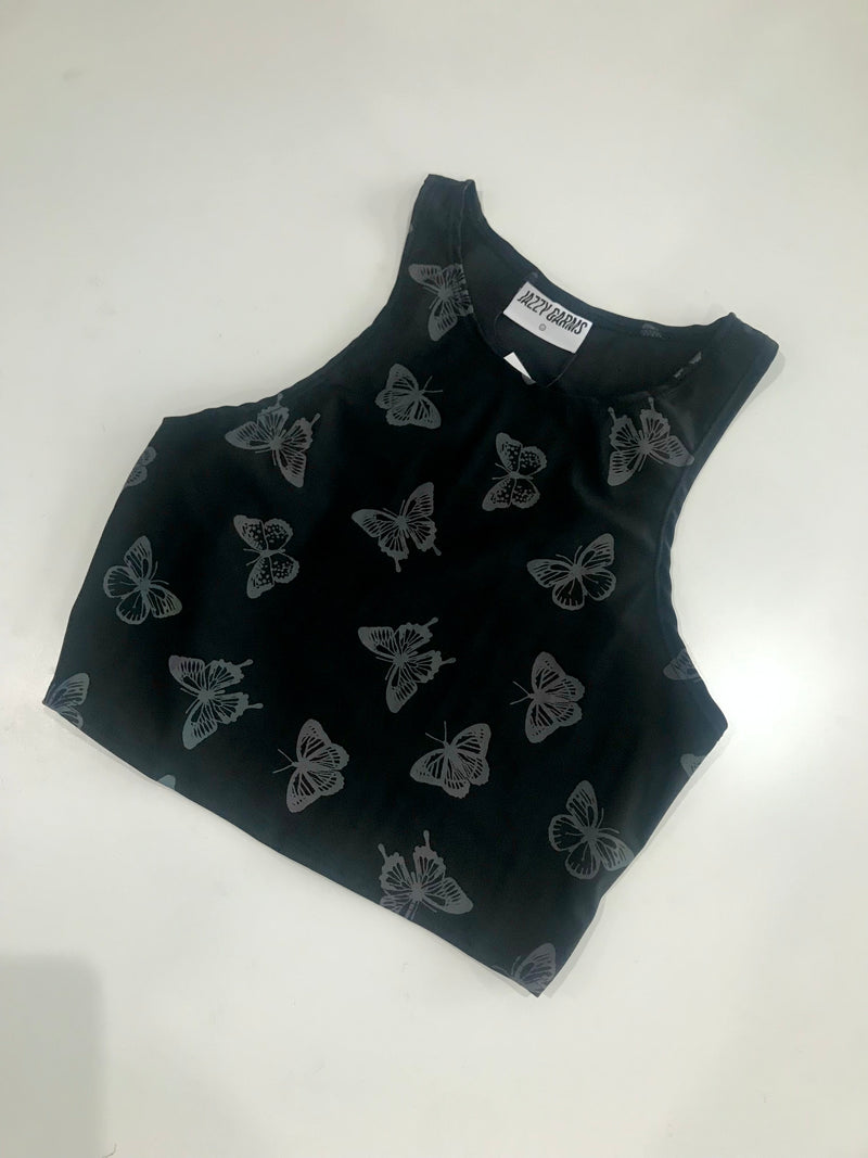 Ready to Ship - Cosmic Butterfly - Racer Top