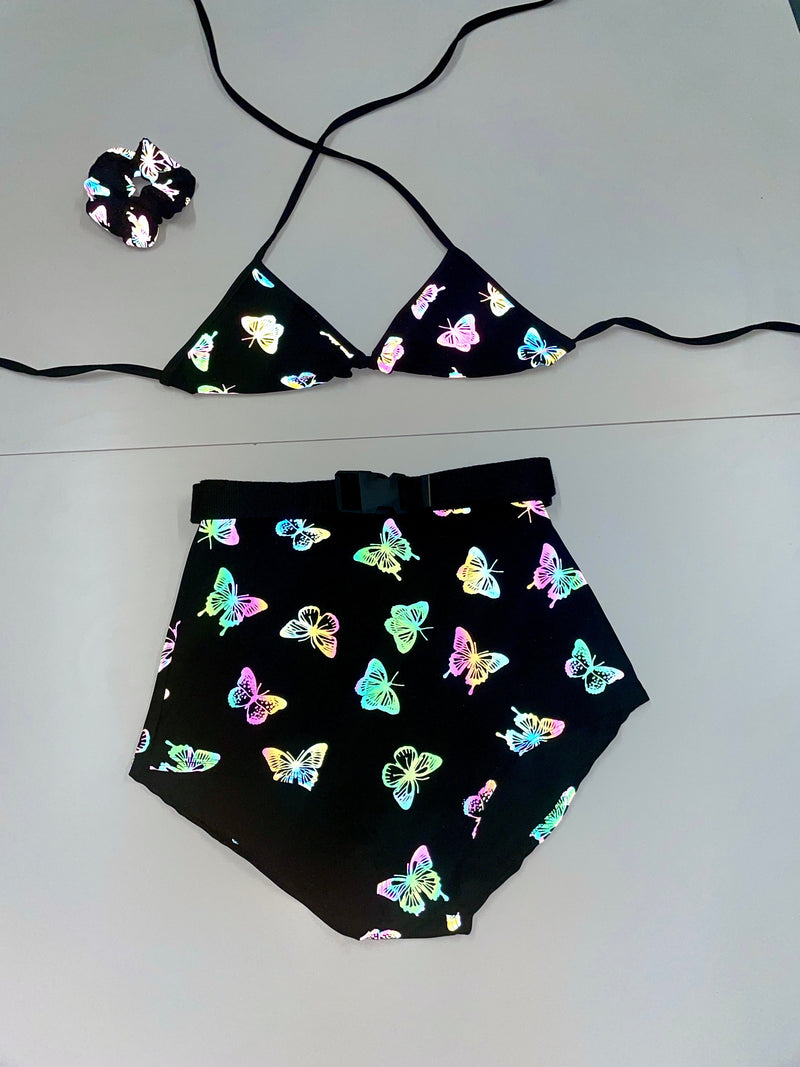 Ready To Ship - Cosmic Butterfly - Hotpants