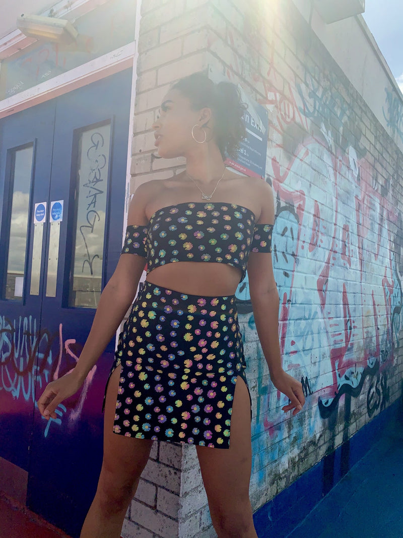 Psychedelic Wonderland - Off-Shoulder Bandeau