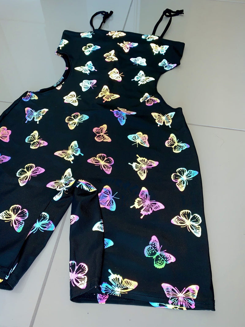 Ready to Ship - Cosmic Butterfly - Cut Out Unitard