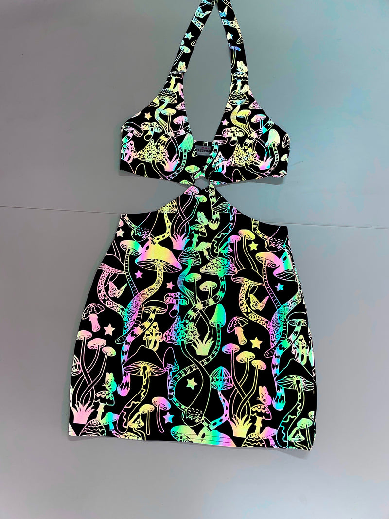 Cosmic Collection - O-Ring Halter Dress (All Prints)