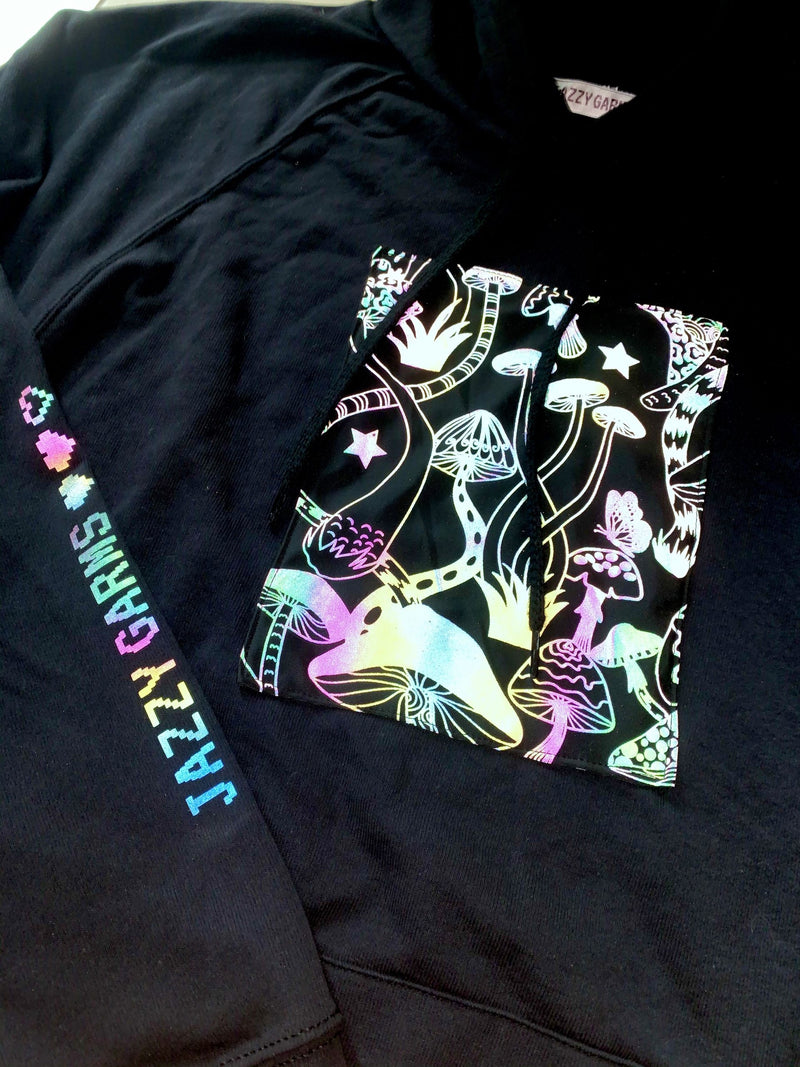 Ready To Ship - Jazzy X Mellow - Psychedelic Wonderland (Mushroom) Hoodie (Unisex)