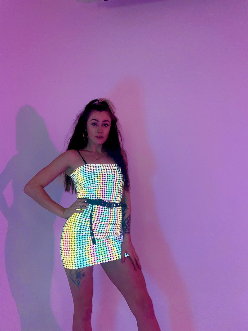 Cosmic Groovy Girl - Bodycon Dress