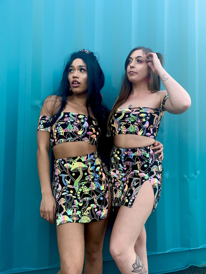 Psychedelic Wonderland - Off-Shoulder Bandeau