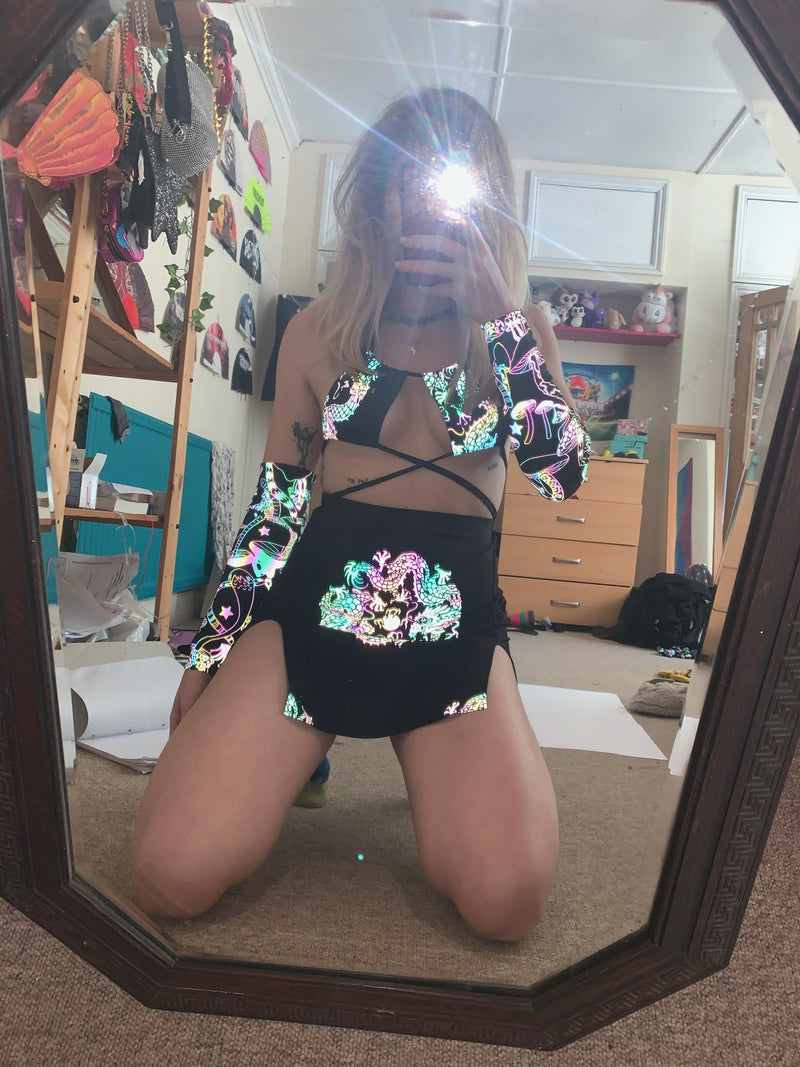 Cosmic Butterfly - Split Skirt