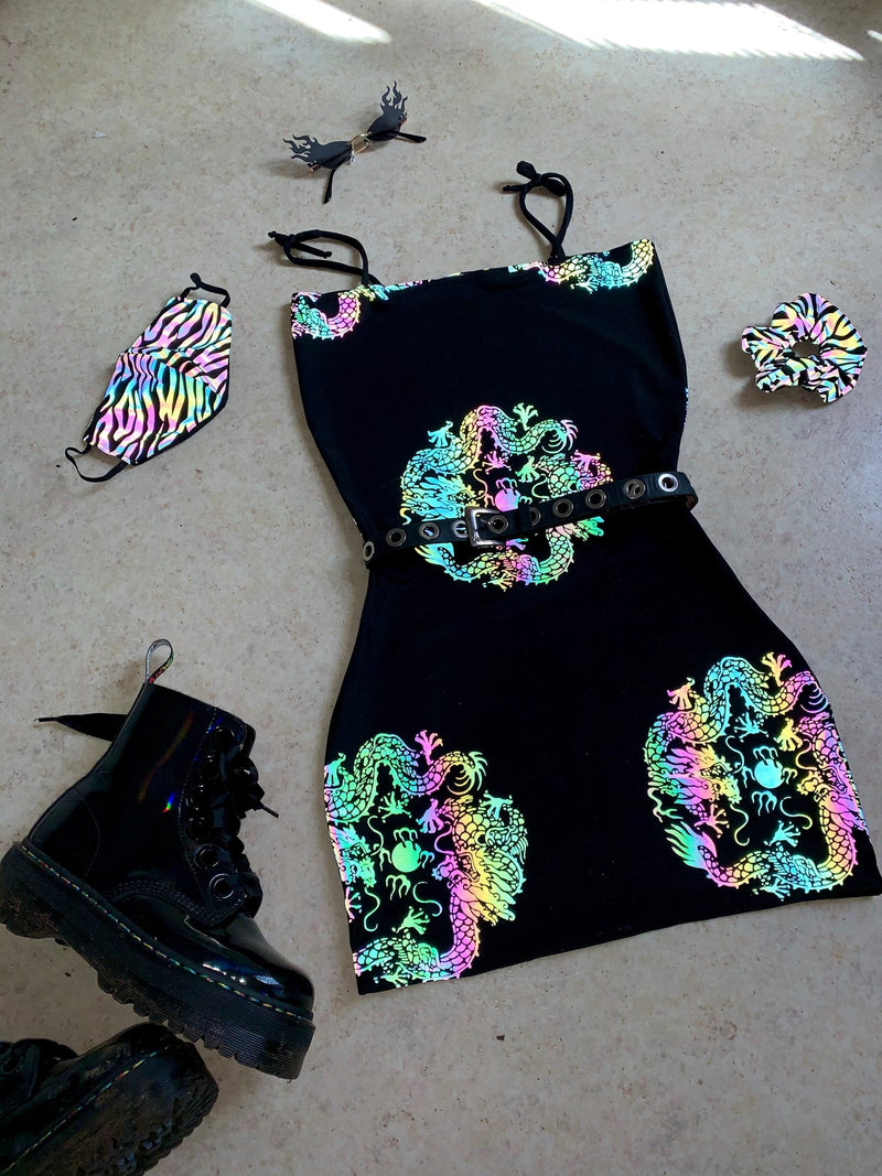 Ready to Ship - Cosmic Ripple - Bodycon Dress