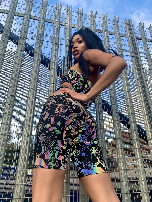 Ready To Ship - Psychedelic Wonderland - Cut Out Unitard