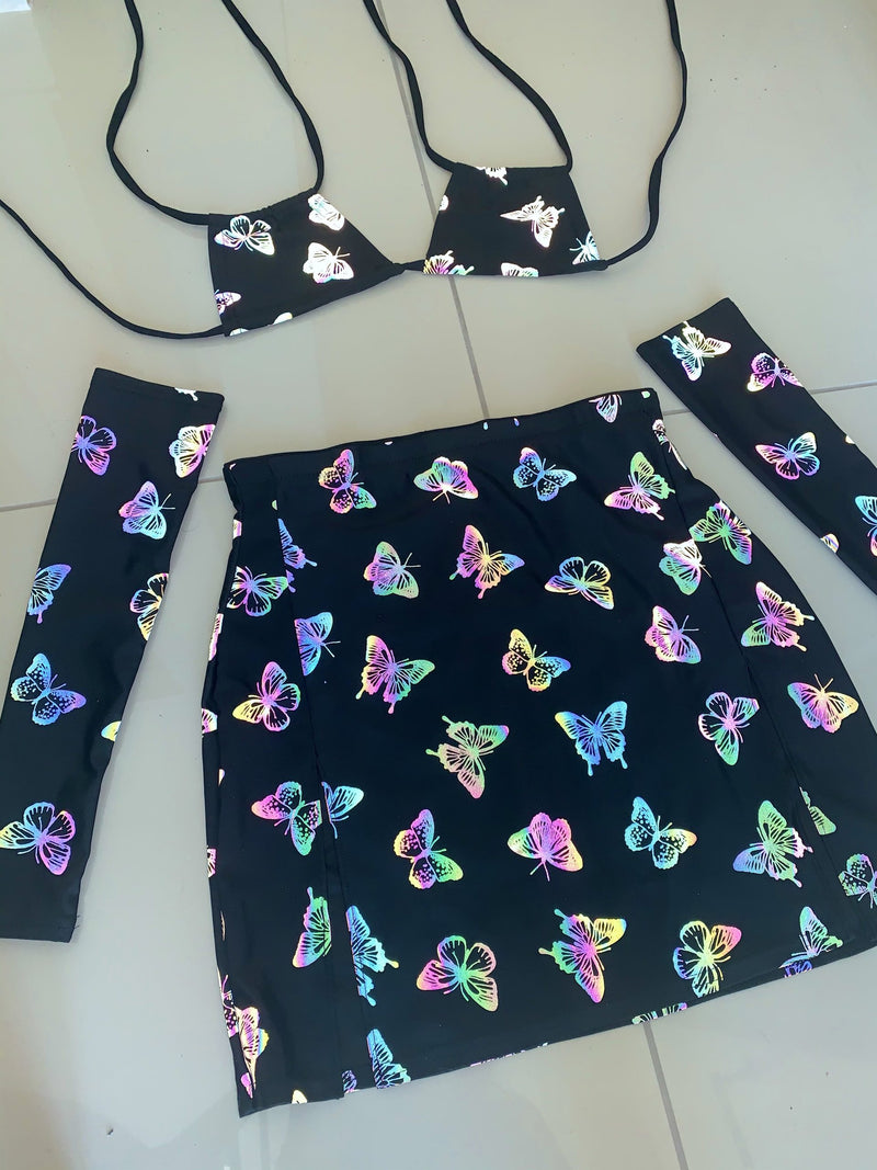 Cosmic Butterfly - Split Skirt