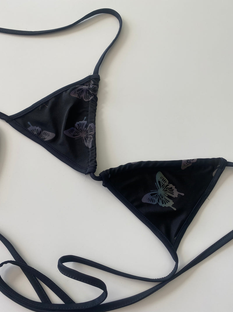 Ready To Ship - Cosmic Butterfly - Triangle Bralette