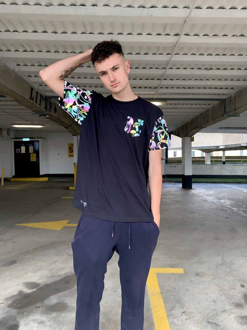 Ready to Ship - Jazzy X Mellow - T-Shirt (Black)