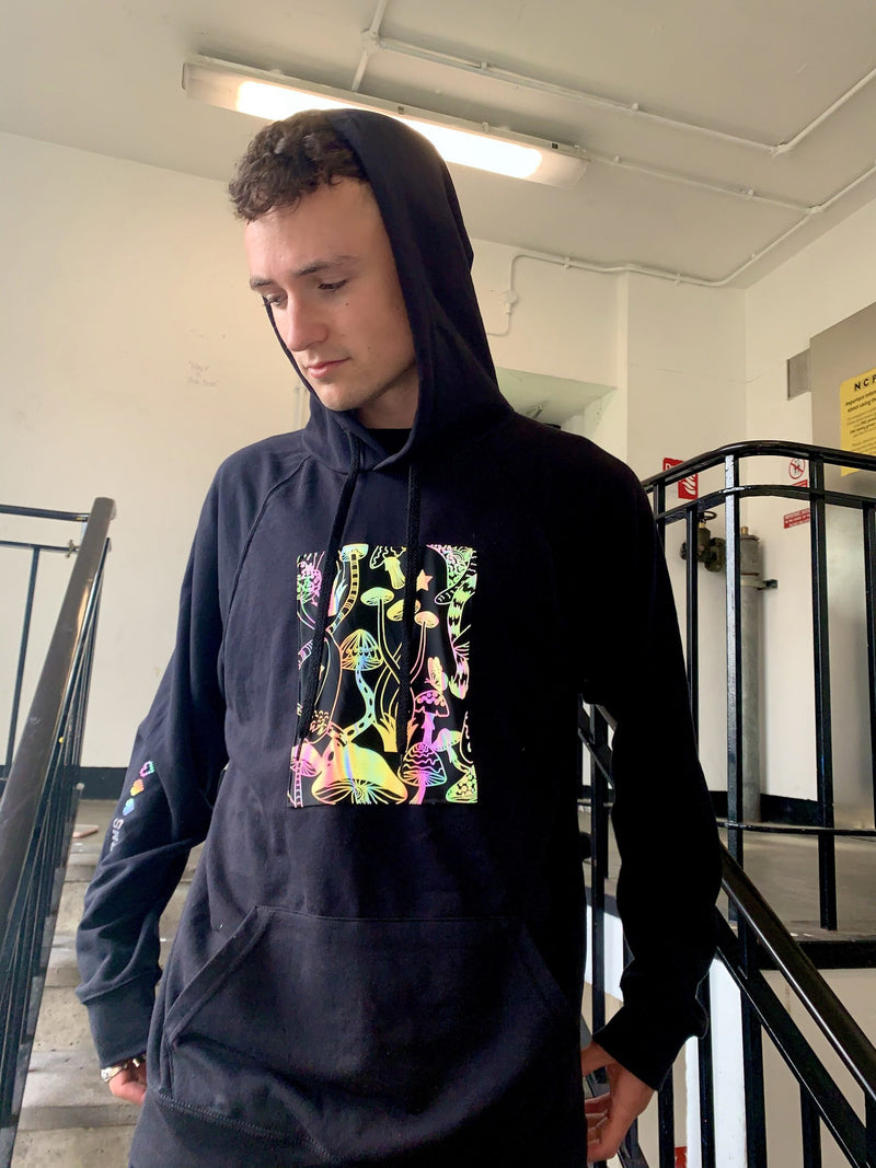 Ready To Ship - Jazzy X Mellow - Psychedelic Wonderland (Mushroom) Hoodie (Unisex)