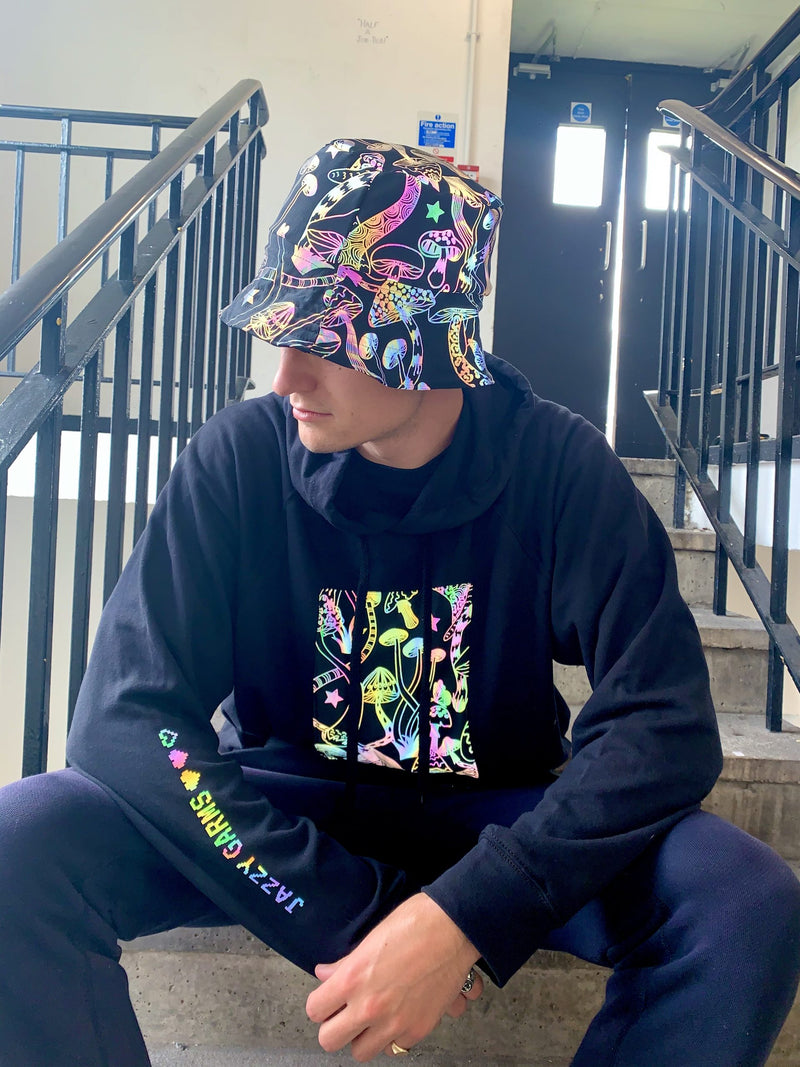 Ready To Ship - Jazzy X Mellow - Psychedelic Wonderland (Mushroom) Hoodie (Unisex)