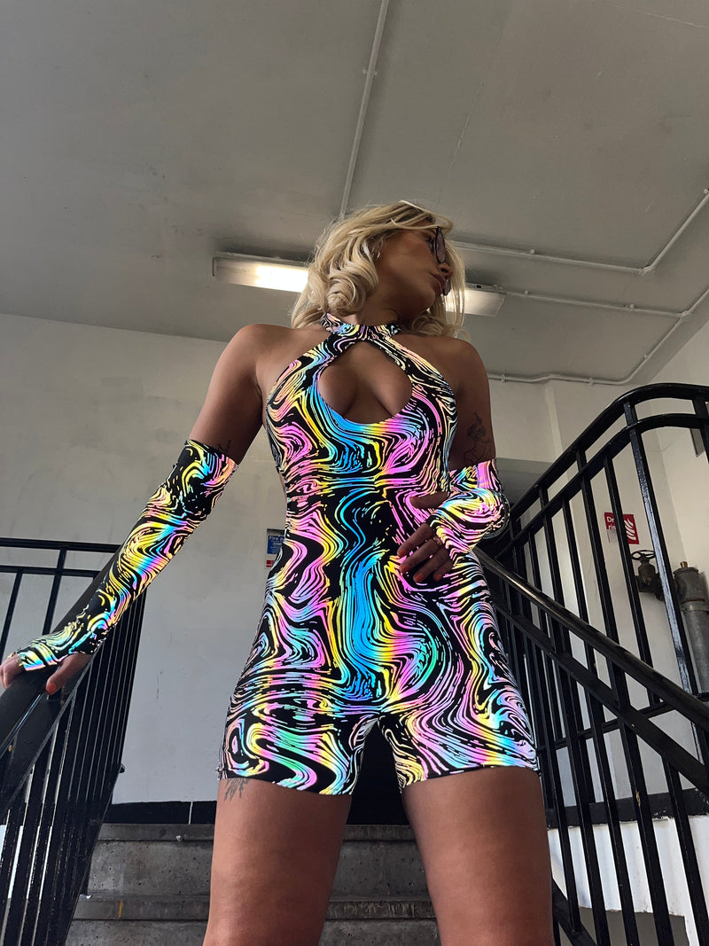Cosmic Collection - Maddy Unitard (No Sleeves/All Prints)