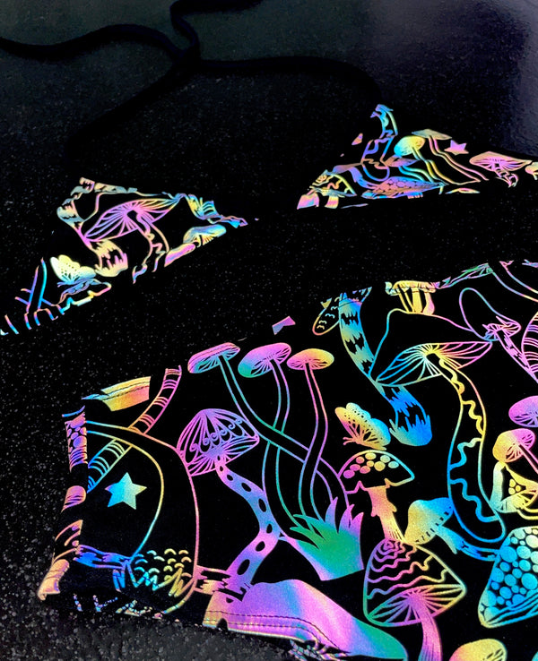 Ready To Ship - Psychedelic Wonderland - Triangle Bralette