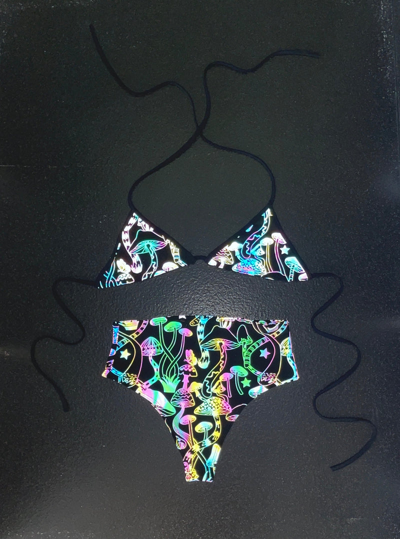Psychedelic Wonderland - Triangle Bikini Set